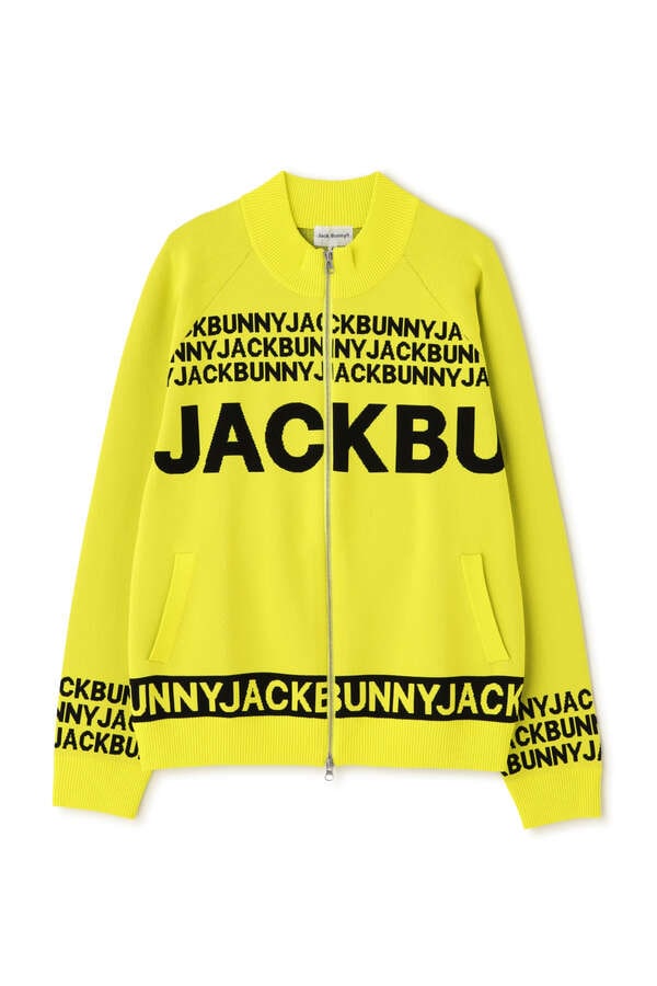 ブランドのギフト JACK BUNNY ニットジャケット 5 ラインロゴ シリコン 