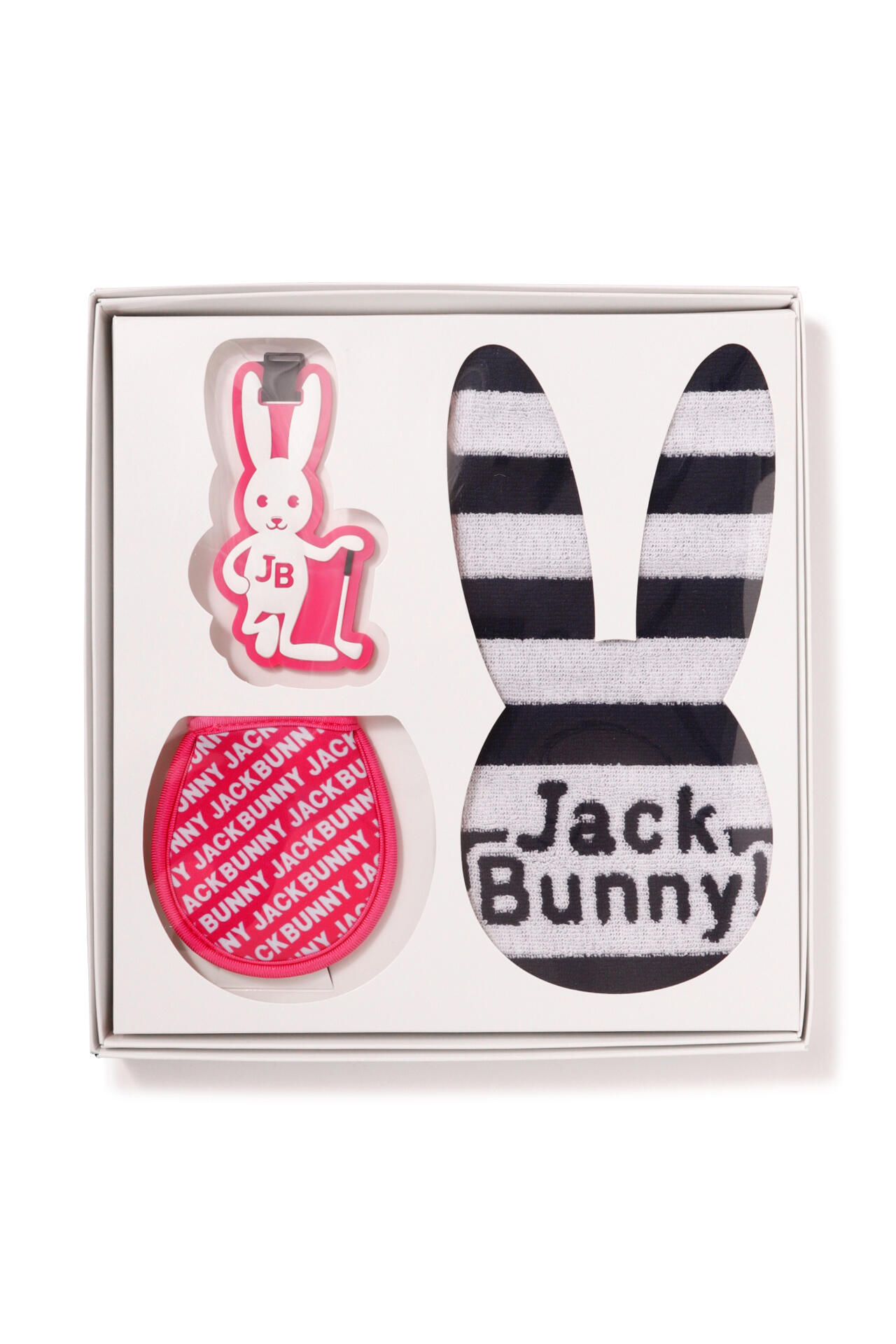 Jack Bunny!! by PEARLY GATES ジャックバニー!! JBネックロゴプリント