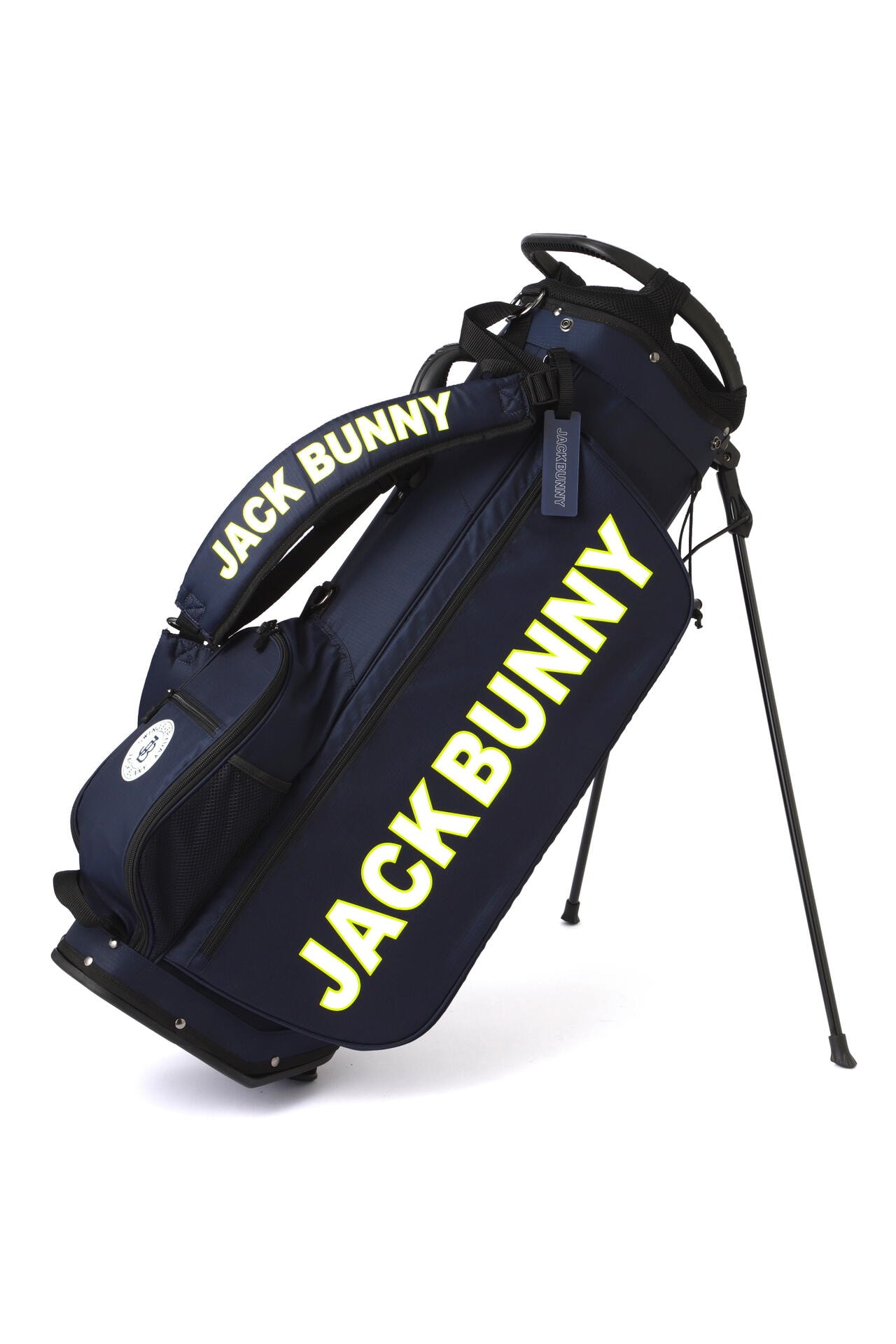 JACK BUNNY キャディバッグ ネイビー スタンド式 - バッグ