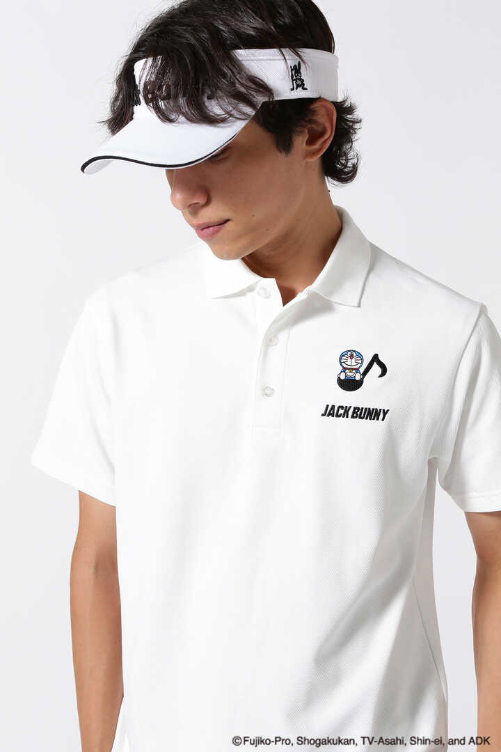Jack Bunny!! ドラえもんコラボ ホワイト ポロシャツ サイズ6 Jack
