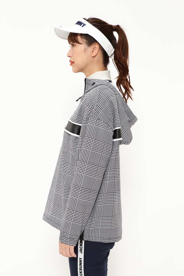 ストレッチタフタハーフジップフーディジャケット ＜グレンチェック＞ ＜直営・公式オンライン限定＞