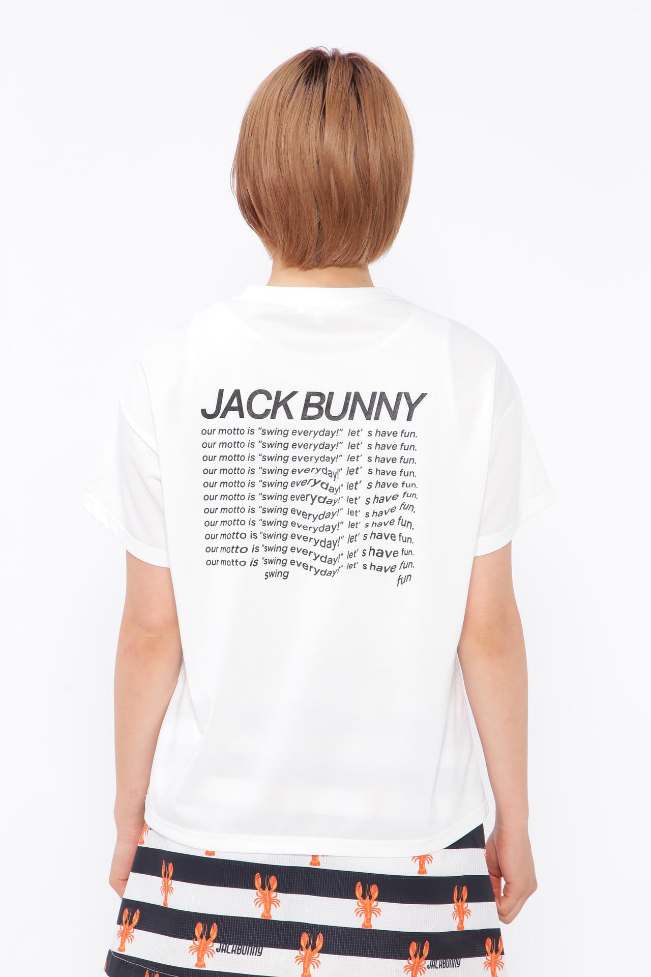 ジャックバニー Jack Bunny!! 天竺 半袖セーター - ウエア(男性用)