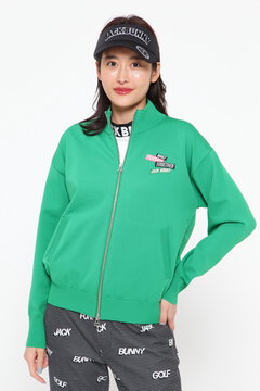 天竺＋袋インターシャジャガード フルジップニットジャケット ＜直営・公式オンライン限定＞