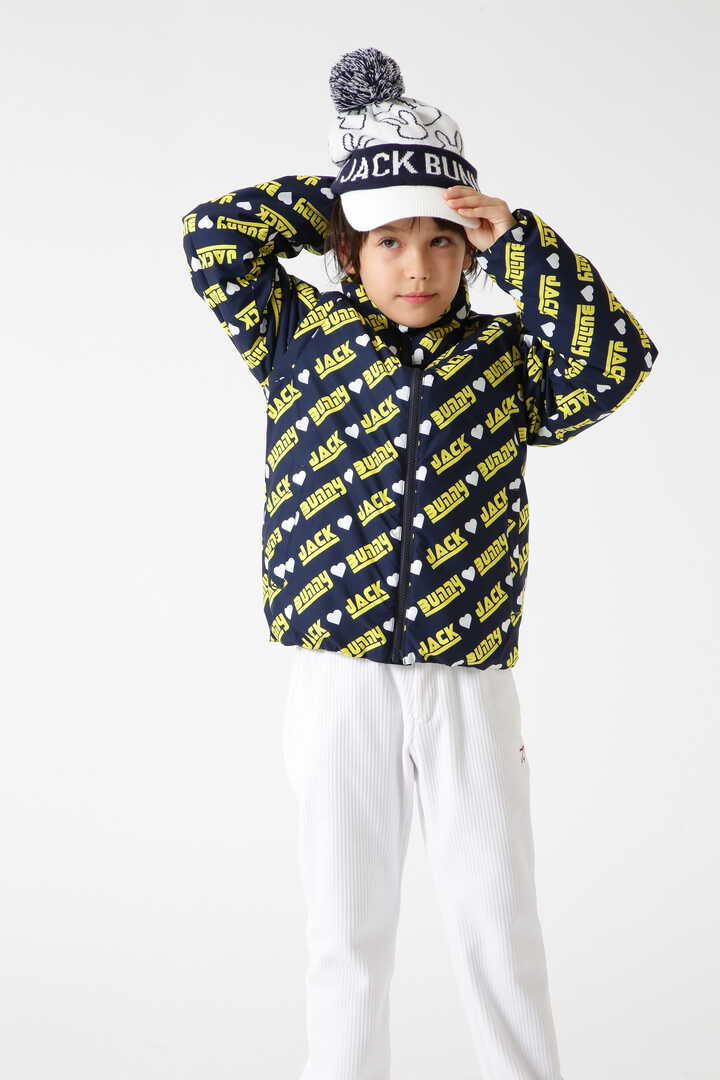 JACK BUNNY ジャックバニー 中綿スニード ダークネイビー×レッド