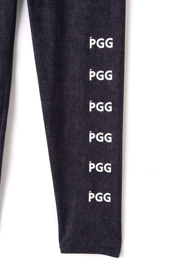 パーリーゲイツPGGツリー柄裏起毛レギンス女性用 パーリーゲイツPGG