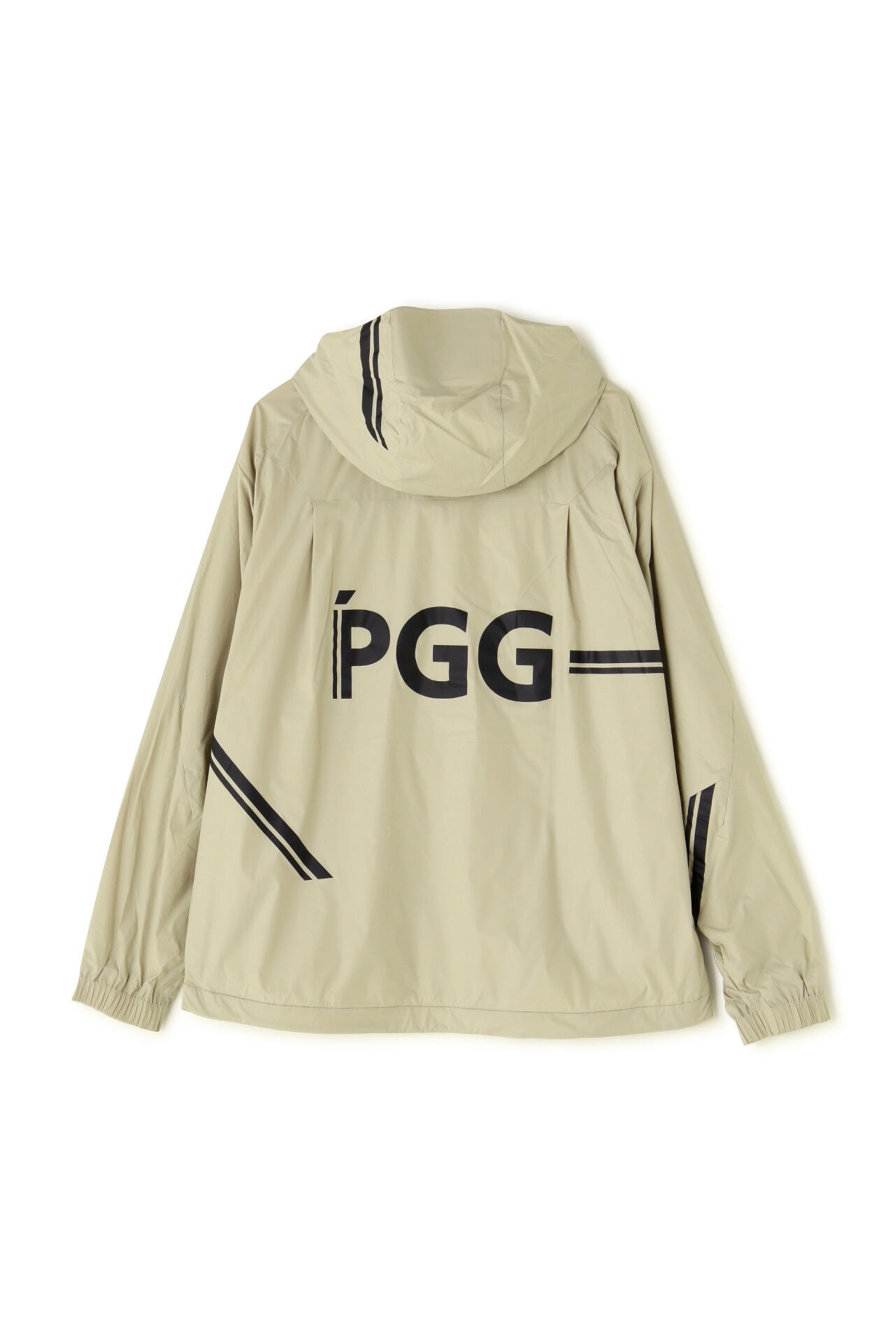 ピージージー】【PGG】ストレッチタフタ表シレー ハーフジップフーディブルゾン (MENS)