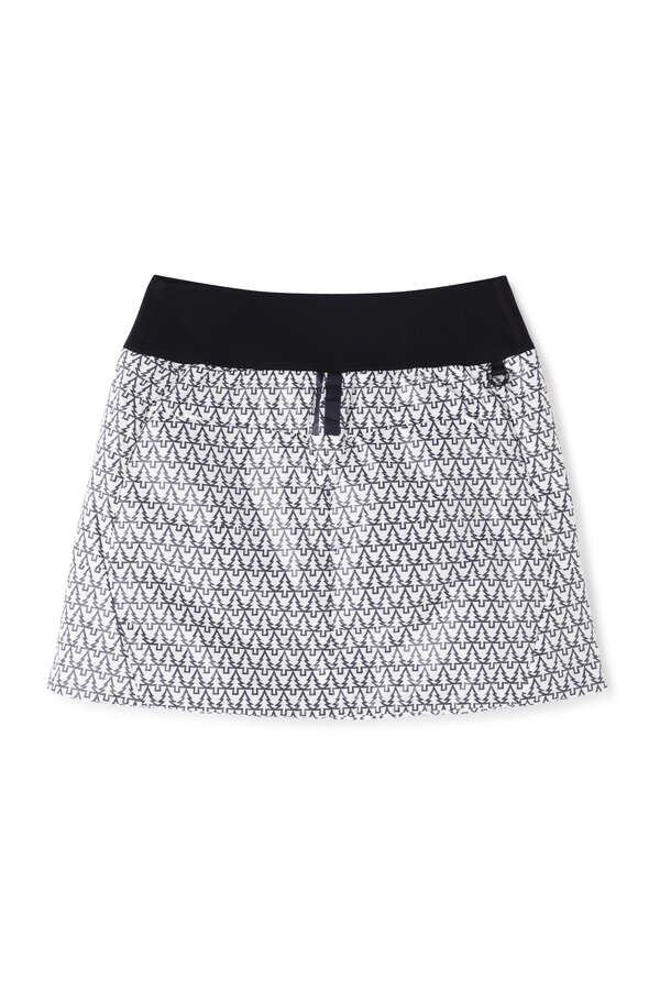 22年】PGG ピージージー ナイロンタフタ×高通気フリーススカート ツリー柄