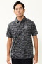 【PING APPAREL】迷彩ジャガード 半袖ポロシャツ ＜GOLD＞ (MENS)