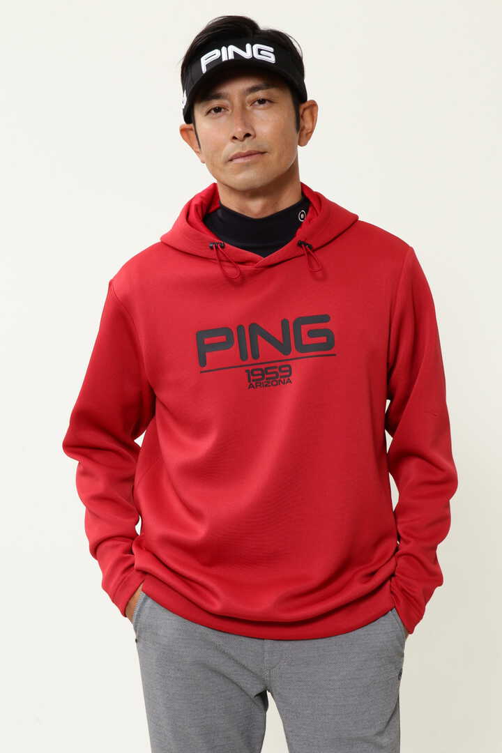 ピン】【PING APPAREL】ダブルフェイスカノコ フーディプルオーバー ＜PERFORMANS＞ (MENS)