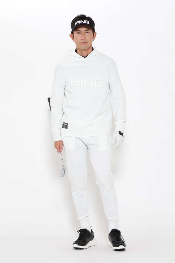 【PING APPAREL】エコペット ホールガーメントニットテーパードパンツ ＜GOLD＞ (MENS)