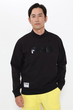 【PING APPAREL】リサイクルNEOメッシュ クルーネックプルオーバー ＜GOLD＞ (MENS)