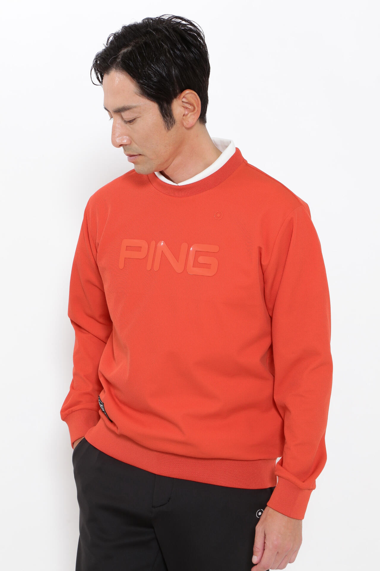 ピン】【PING APPAREL】リサイクルNEOメッシュ クルーネックプル