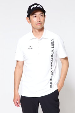【PING APPAREL】ポリエステルカノコ半袖ポロシャツ ＜PERFORMANCE＞ (MENS)