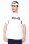 【PING APPAREL】持続冷感 ジャージ半袖ハイネックカットソー ＜PERFORMANCE＞ (MENS)