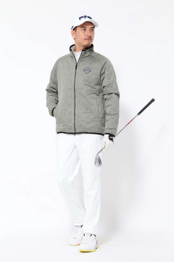 【PING APPAREL】ソニックキルト防風撥水中綿ブルゾン ＜NATIVE＞ (MENS)