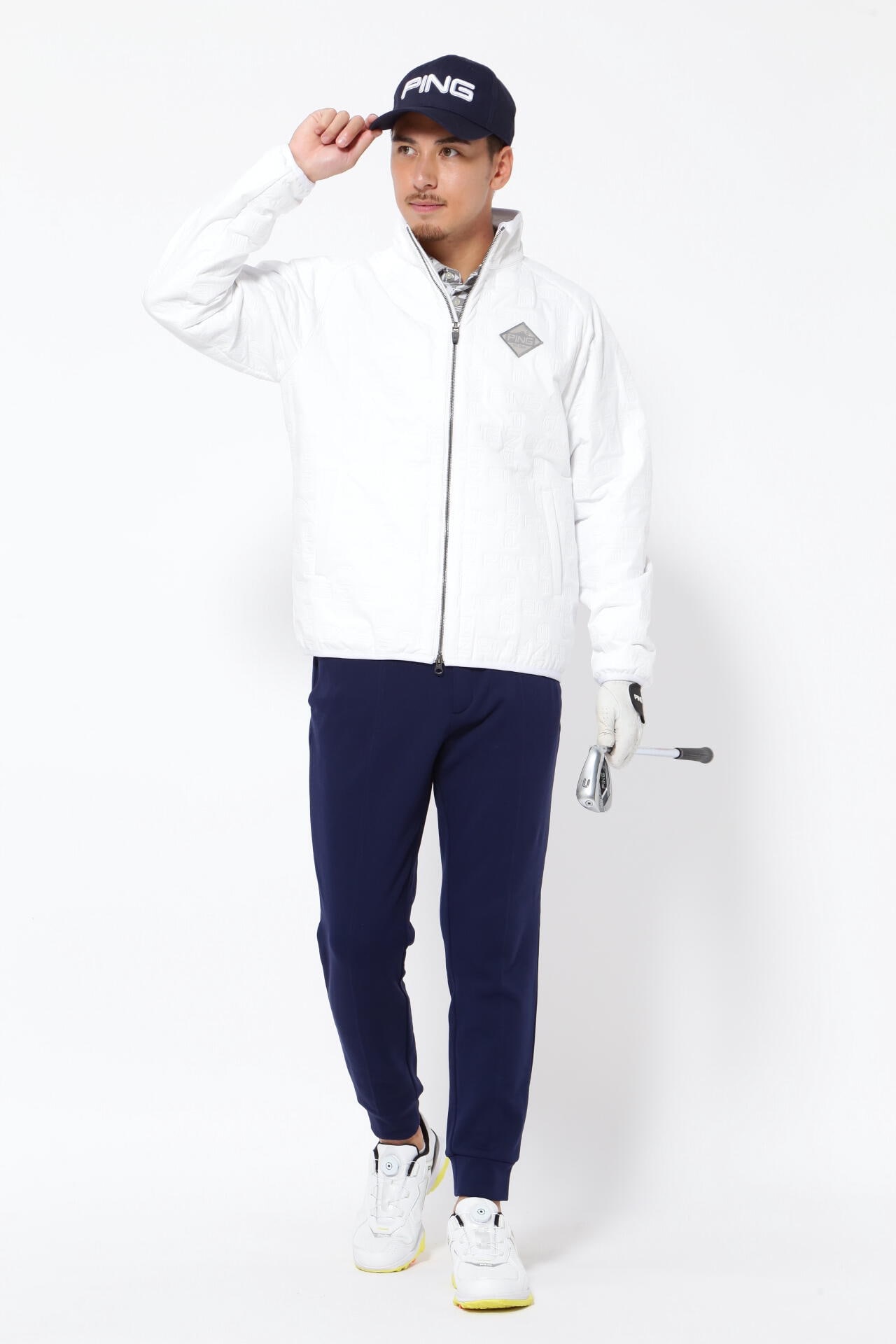 【PING APPAREL】ソニックキルト防風撥水中綿ブルゾン ＜NATIVE＞ (MENS)