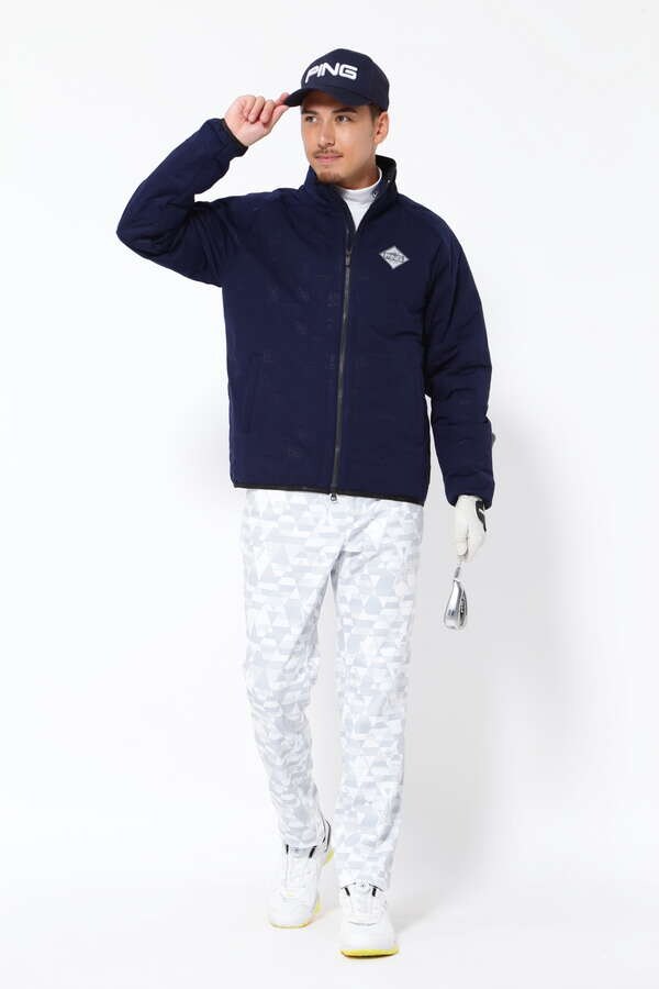 【PING APPAREL】ソニックキルト防風撥水中綿ブルゾン ＜NATIVE＞ (MENS)