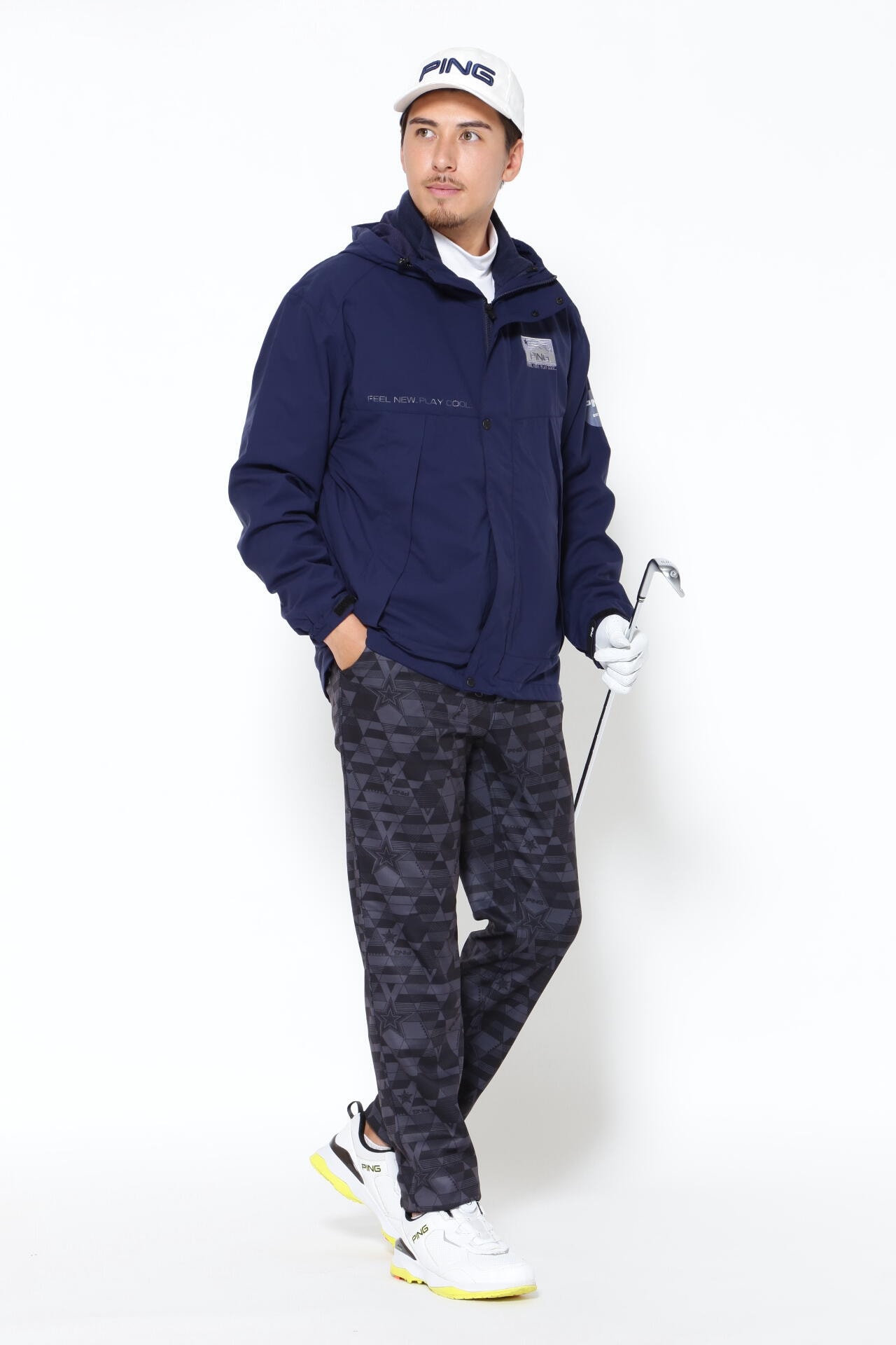 ピン】【PING APPAREL】3WAY フーディブルゾン ＜NATIVE＞ (MENS)