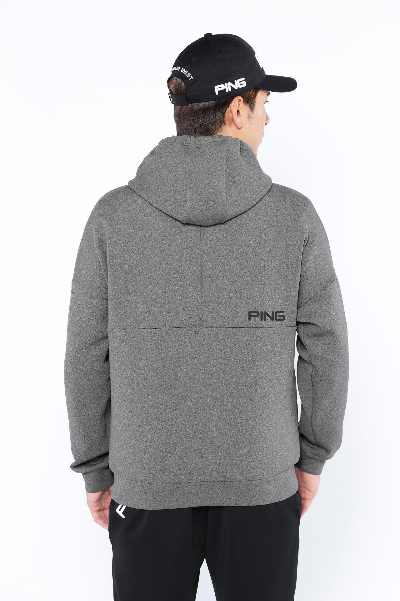 ピン】【PING APPAREL】ベアダンボールニット フーディプルオーバー