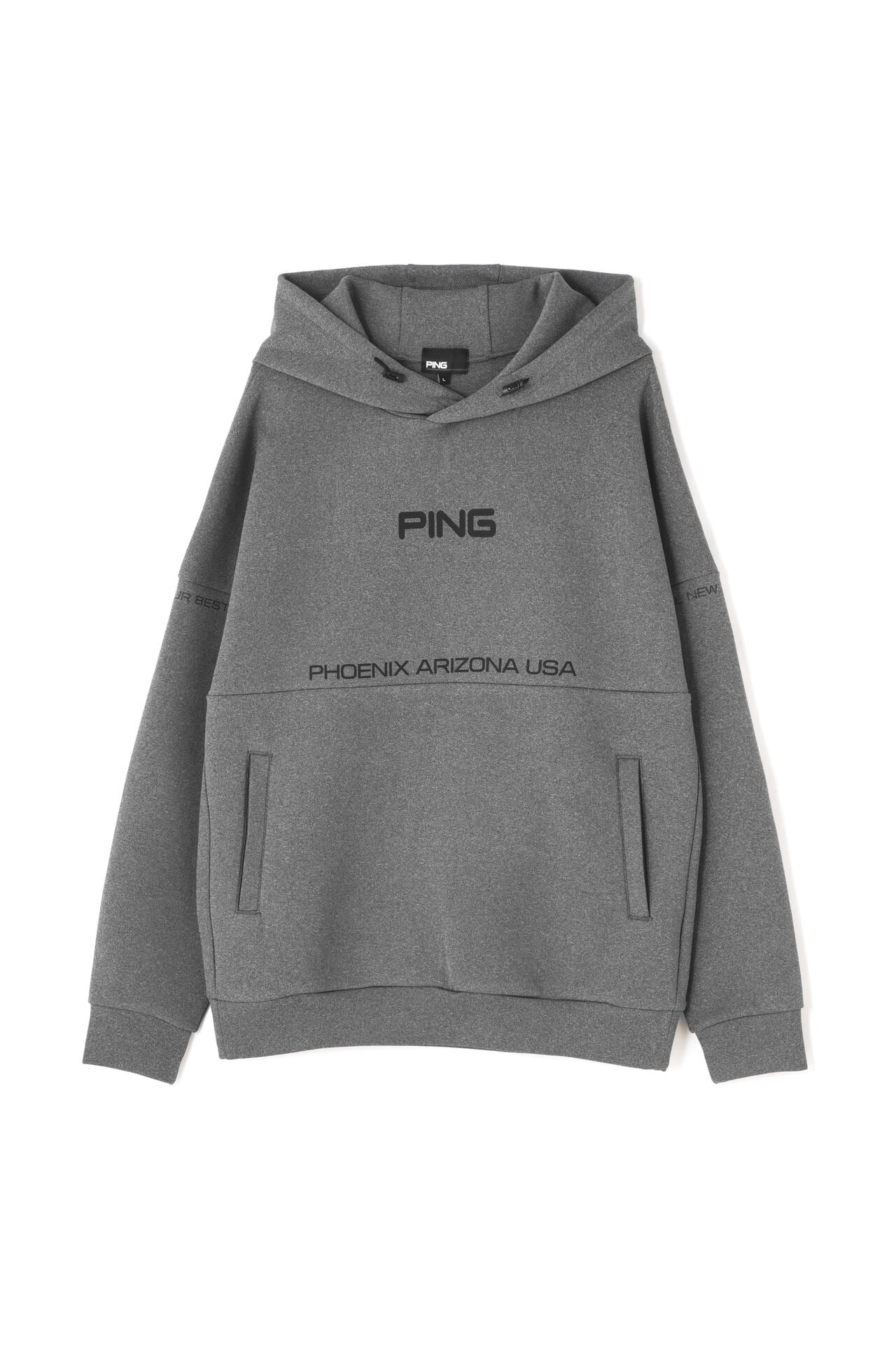 ピン】【PING APPAREL】ベアダンボールニット フーディプルオーバー