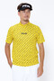 【PING APPAREL】総柄クールコアストレッチ起毛 半袖UVハイネックカットソー ＜PERFORMANCE＞ (MENS)