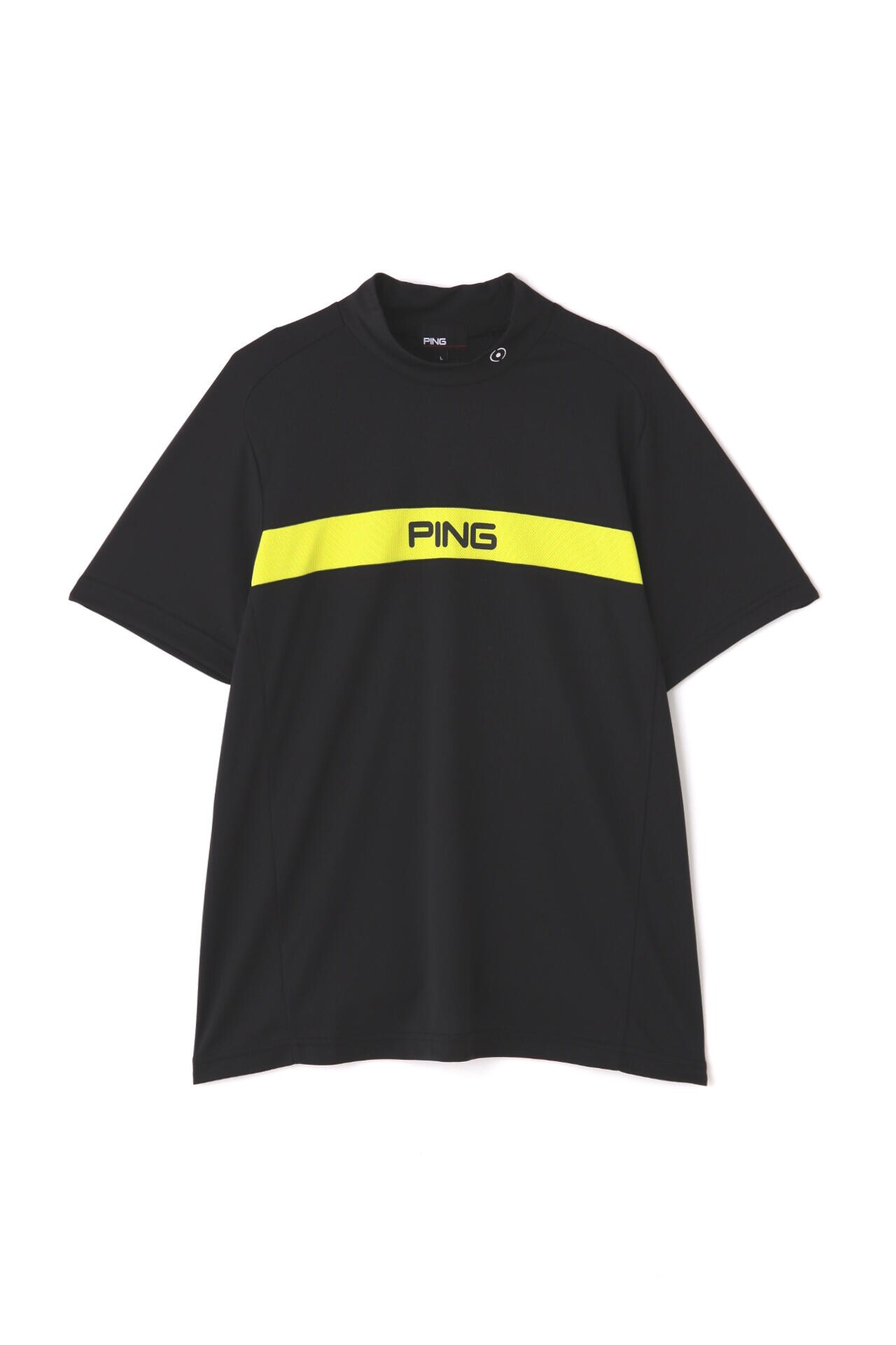 PING APPAREL】PINGロゴ クールコア半袖ハイネックカットソー