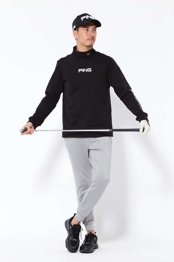 【PING APPAREL】エアーフレイク長袖ハイネックカットソー ＜PERFORMANCE＞ (MENS)