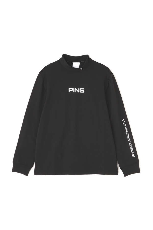 【PING APPAREL】エアーフレイク長袖ハイネックカットソー ＜PERFORMANCE＞ (MENS)