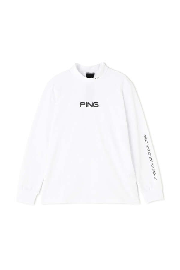 【PING APPAREL】エアーフレイク長袖ハイネックカットソー ＜PERFORMANCE＞ (MENS)