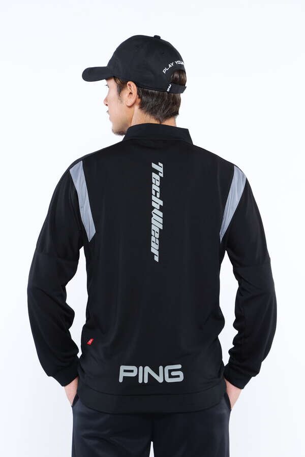 【PING APPAREL】アドエルム ニュージャージ長袖ハーフジップアップシャツ ＜AddElm＞ (MENS)