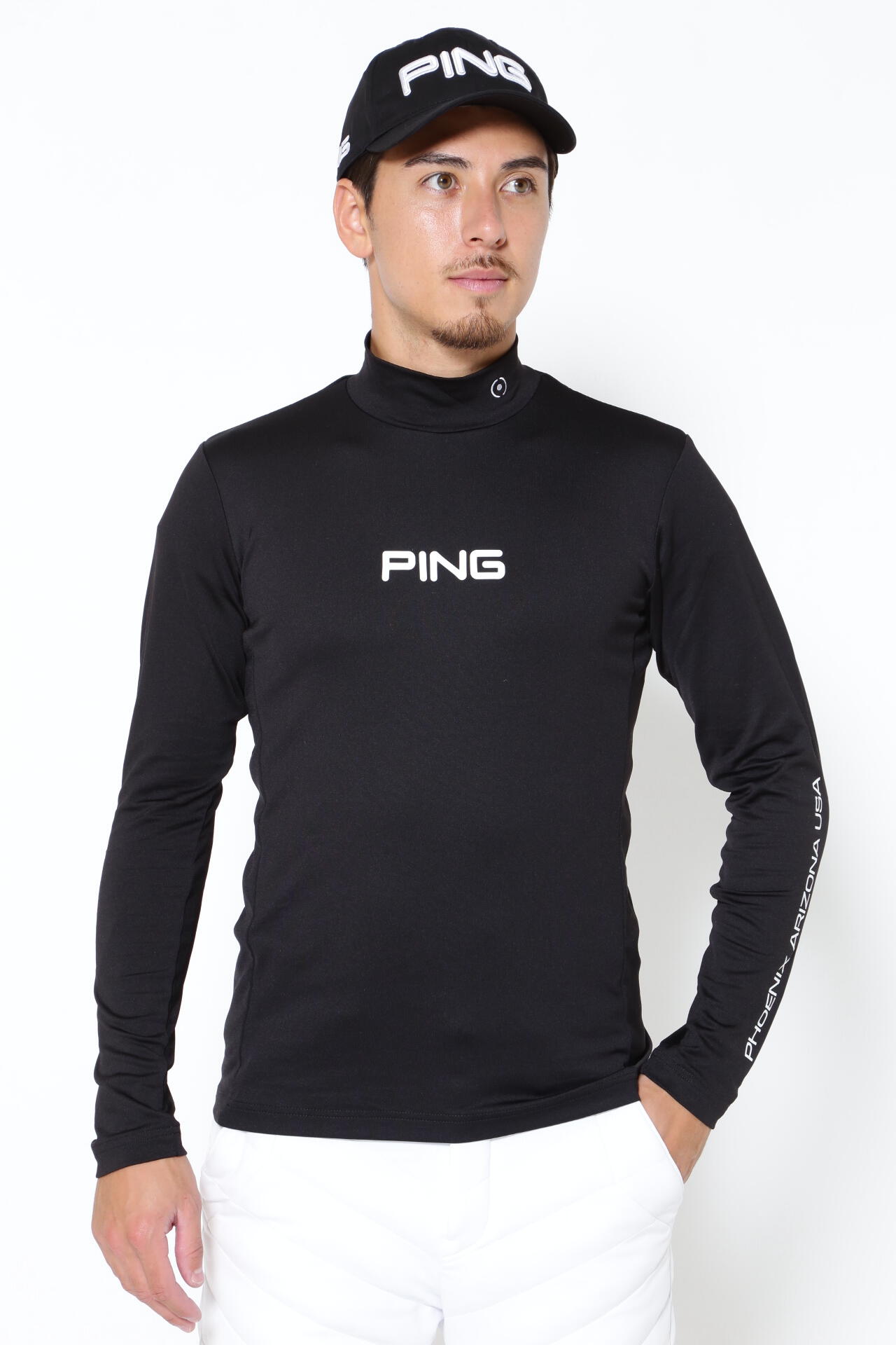 PING APPAREL】UV長袖ハイネックカットソー ＜PERFORMANCE＞ (MENS)-