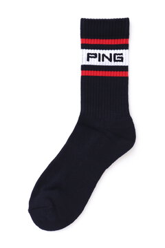 【PING】EZ-DRY ラインショートソックス ＜ACCESSORIES＞ (MENS)