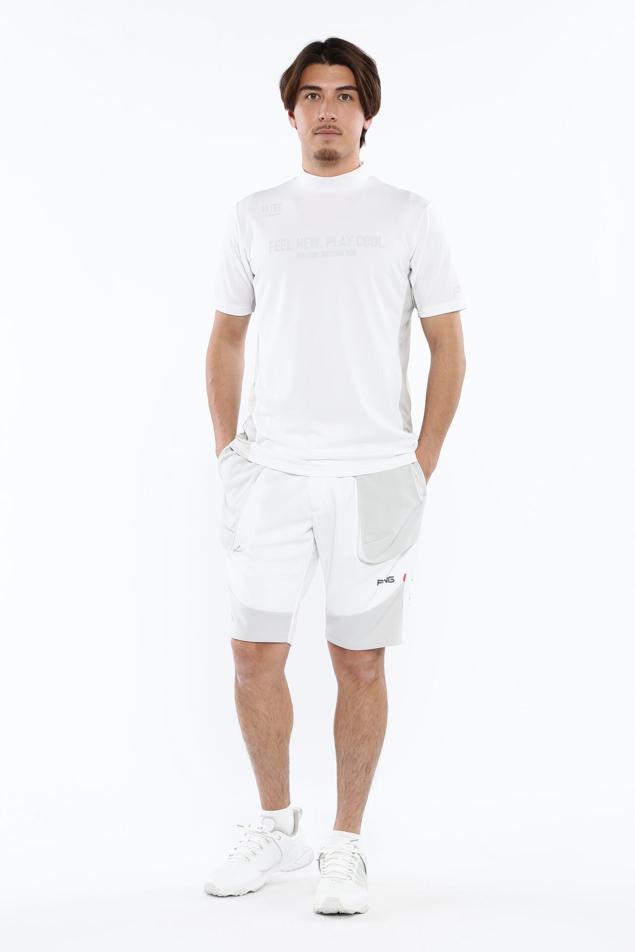 ピン】【PING APPAREL】アドエルムコンパクトニットショートパンツ  