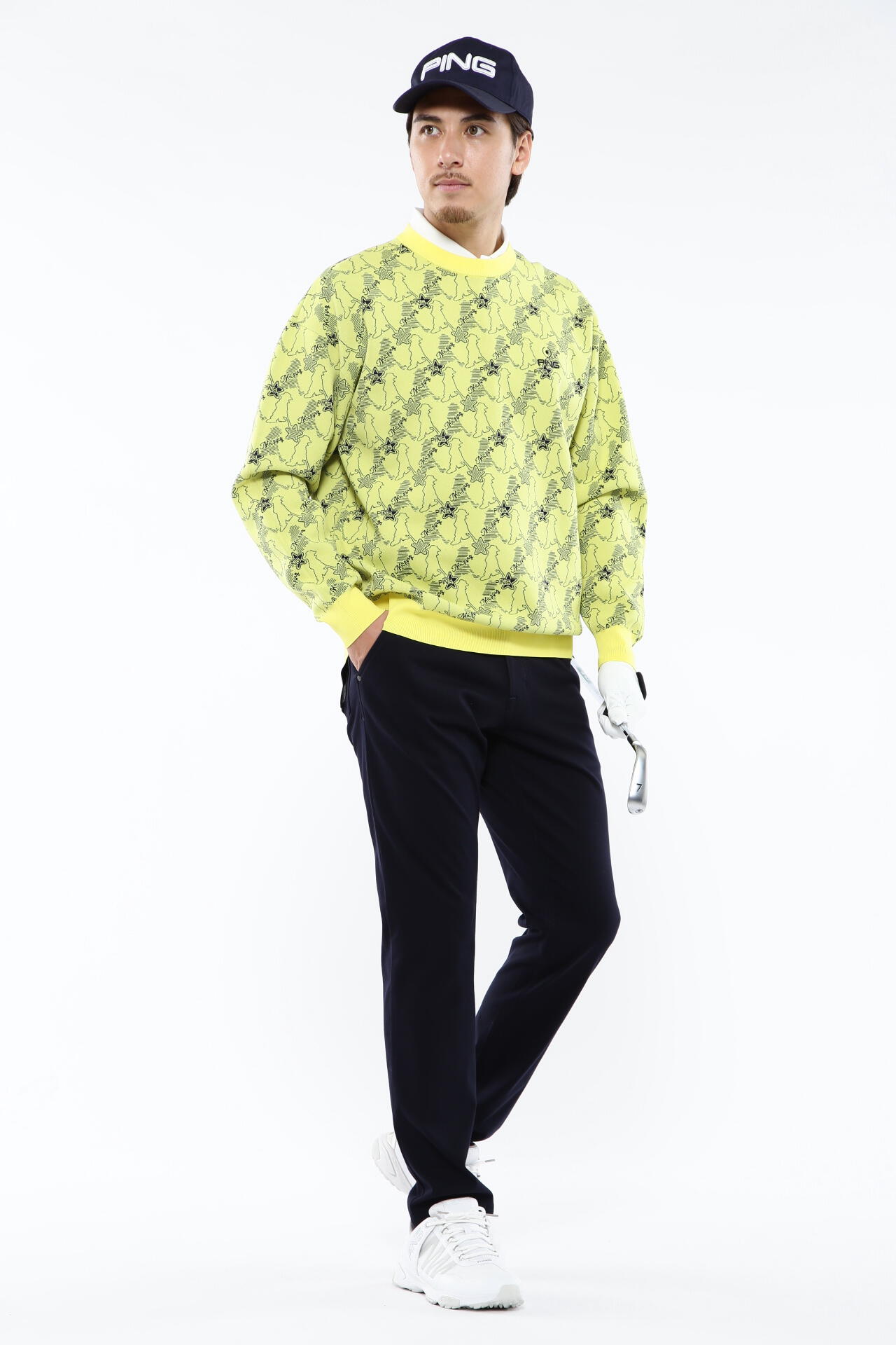 ピン】【PING APPAREL】表カノコポロシャツ ＜NATIVE＞ (MENS) 