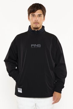 【PING APPAREL】ストレッチ布帛/ダンボールニット ツインレイヤードアウター ＜GOLD＞ (MENS)