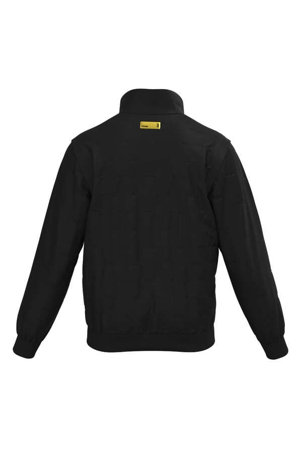 【PING APPAREL】全方向ストレッチ接結ジャカード二重織2WAY中綿フルジップブルゾン ＜GOLD＞ (MENS)