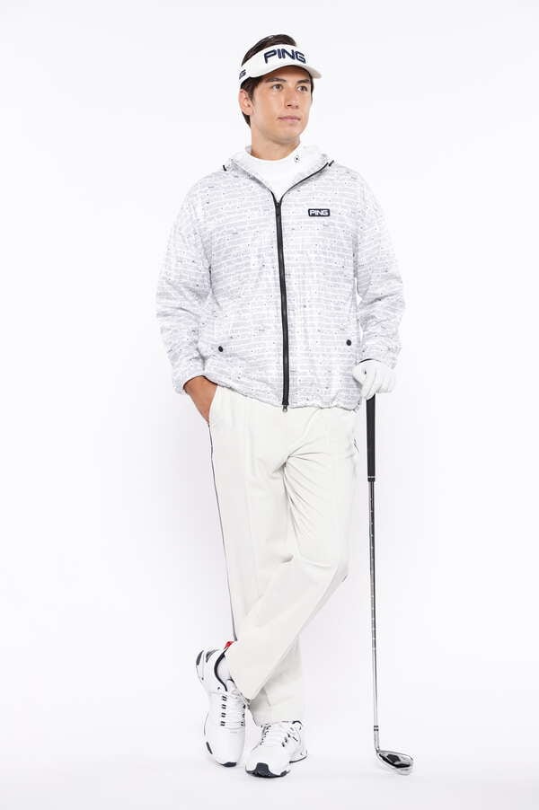 【PING APPAREL】全方向ストレッチ布帛ワイドテーパードパンツ ＜NATIVE＞ (MENS)