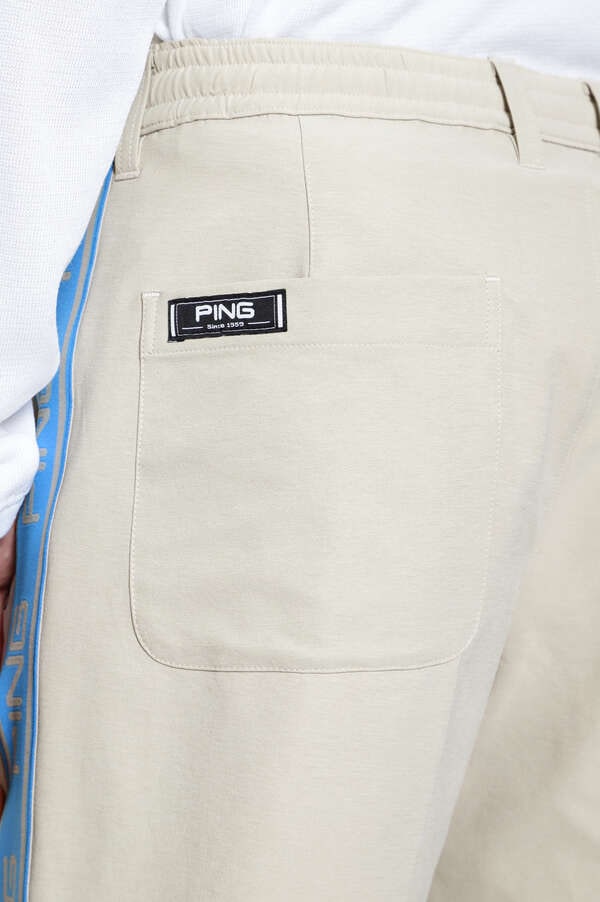 【PING APPAREL】全方向ストレッチ布帛ワイドテーパードパンツ ＜NATIVE＞ (MENS)