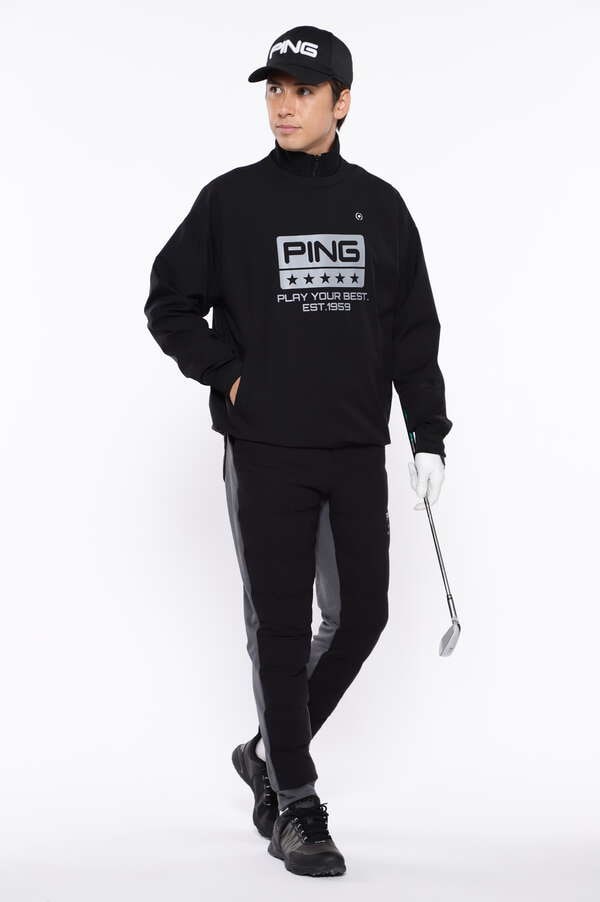 【PING APPAREL】PTTハーフ起毛/全方向ストレッチ杢MIX加工中綿ジョガーパンツ ＜PERFORMANCE＞ (MENS)