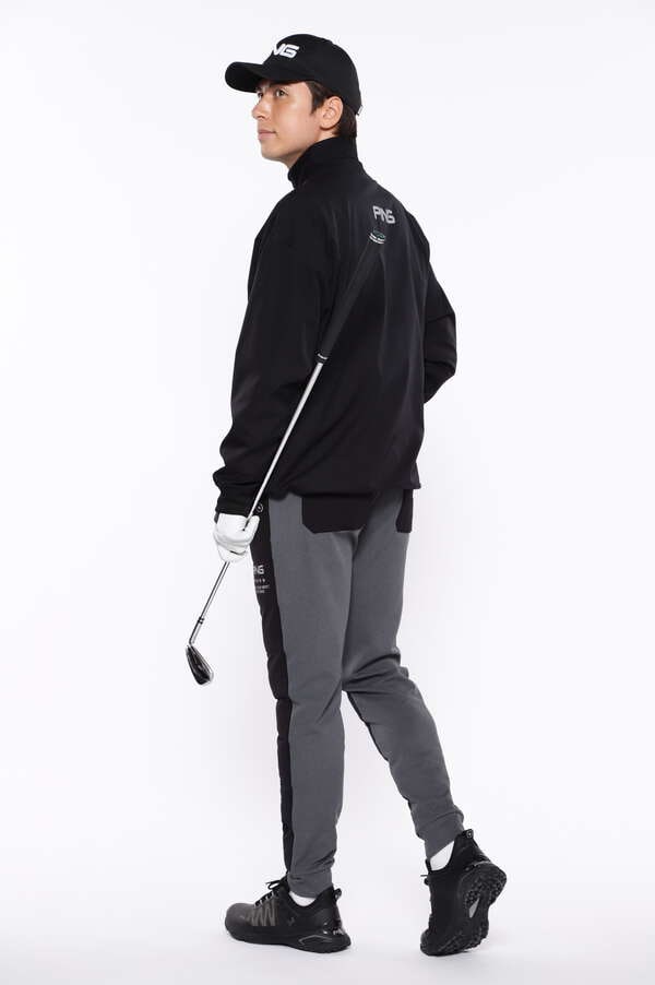 【PING APPAREL】PTTハーフ起毛/全方向ストレッチ杢MIX加工中綿ジョガーパンツ ＜PERFORMANCE＞ (MENS)