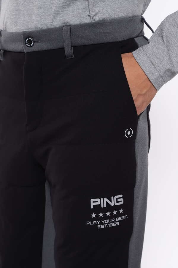 【PING APPAREL】PTTハーフ起毛/全方向ストレッチ杢MIX加工中綿ジョガーパンツ ＜PERFORMANCE＞ (MENS)