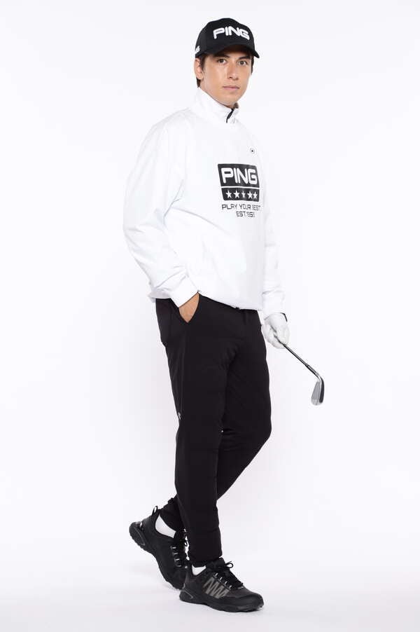 【PING APPAREL】PTTハーフ起毛/全方向ストレッチ杢MIX加工中綿ジョガーパンツ ＜PERFORMANCE＞ (MENS)