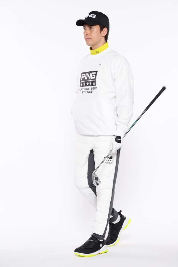 【PING APPAREL】PTTハーフ起毛/全方向ストレッチ杢MIX加工中綿ジョガーパンツ ＜PERFORMANCE＞ (MENS)