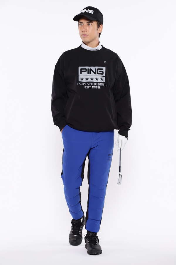 【PING APPAREL】PTTハーフ起毛/全方向ストレッチ杢MIX加工中綿ジョガーパンツ ＜PERFORMANCE＞ (MENS)