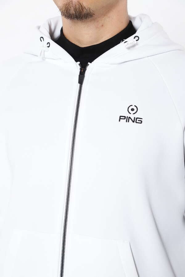 【PING APPAREL】全方向ストレッチ裏起毛フルジップスウェットフーディ ＜PERFORMANCE＞ (MENS)