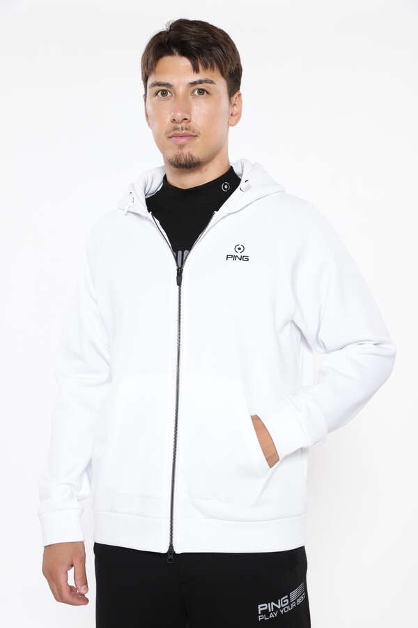 【PING APPAREL】全方向ストレッチ裏起毛フルジップスウェットフーディ ＜PERFORMANCE＞ (MENS)