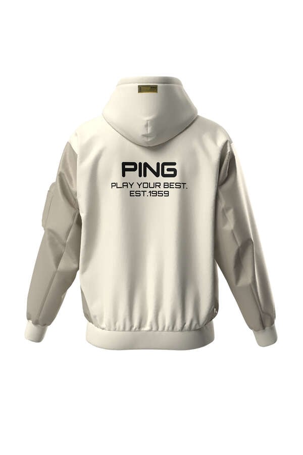 【PING APPAREL】ダンボールニット スウェットフーディープルオーバー ＜GOLD＞ (MENS)