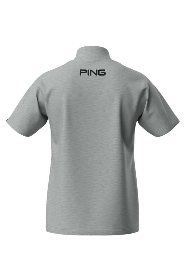 【PING APPAREL】サークルニット半袖ハイネックカットソー ＜PERFORMANCE＞ (MENS)