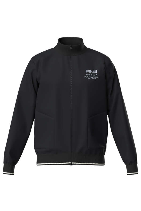 【PING APPAREL】ニット/ストレッチ布帛リバーシブルフルジップニット ＜PERFORMANCE＞ (MENS)