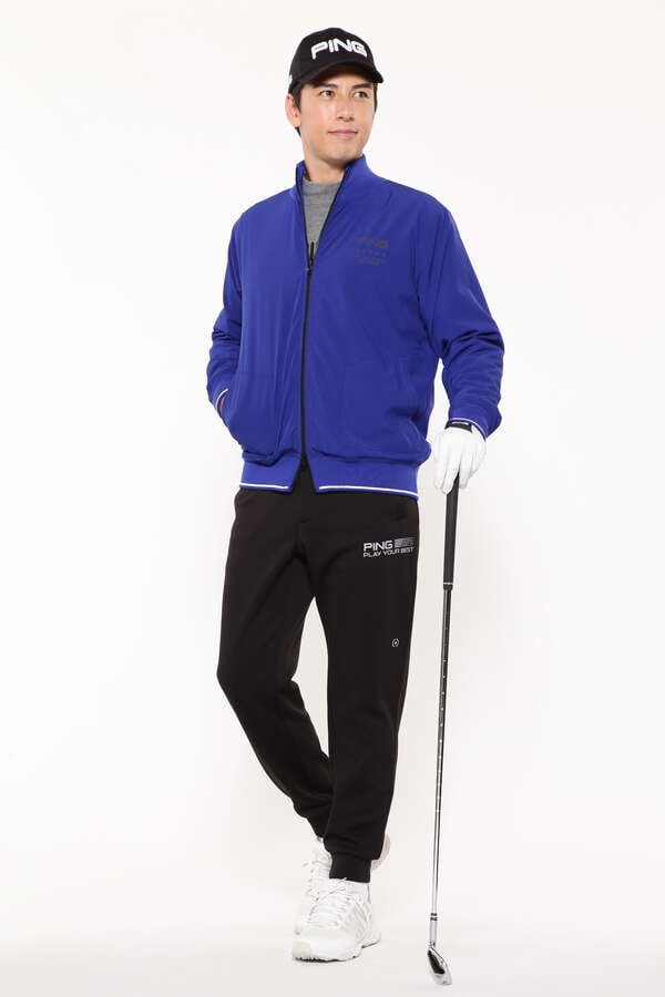 【PING APPAREL】ニット/ストレッチ布帛リバーシブルフルジップニット ＜PERFORMANCE＞ (MENS)